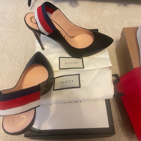 Gucci Black Slingback pump size 39 - Picture 11 of 11